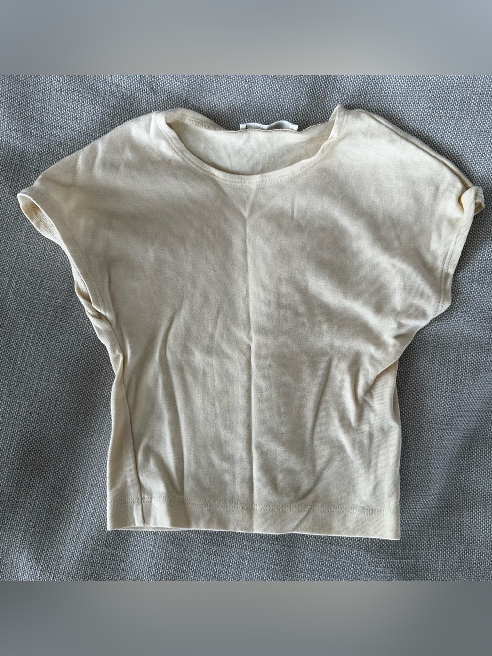 Zara Butter Yellow Baby Tee | Size S
